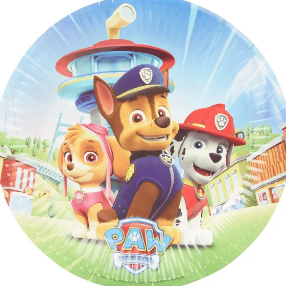 Feestartikelen>Paw Patrol Papieren Bordjes Print