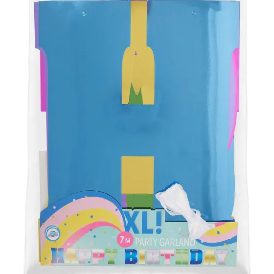Feestartikelen>Merk Party Universe Slinger Happy Birthday Meerkleurig