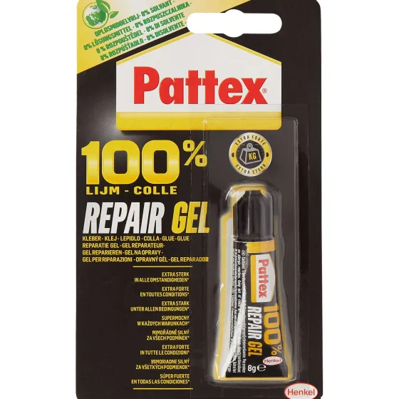 Gereedschap>Pattex 100% Repair Gel-Lijm