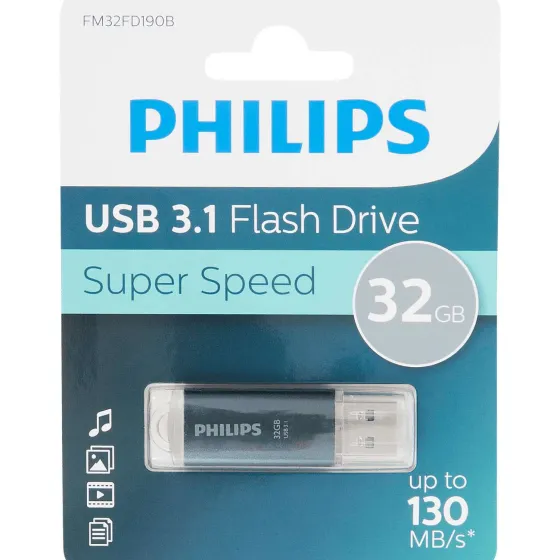 Geheugenkaarten>Philips Usb-Stick Zwart