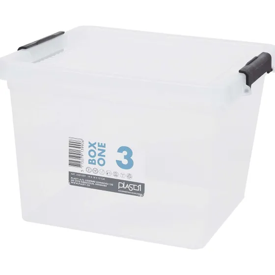 Opbergboxen>Merk Plast1 Opbergbox Transparant