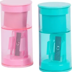 Bureau Accessoires>Office Essentials Puntenslijpers Met Gum Meerkleurig