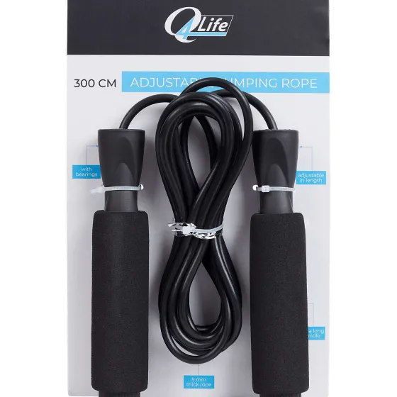 Sportartikelen>Dunlop Q4Life Springtouw Zwart