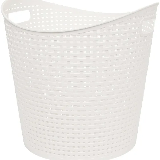 Woonaccessoires>Merk Rattan Flexibele Wasmand Zwart,Wit