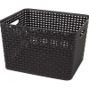 Woonaccessoires>Merk Rattan Mand Zwart,Wit