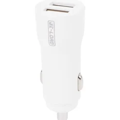 Powerbanks & Opladers>Re-load Autolader 2-Poorts Usb-A Wit,Zwart