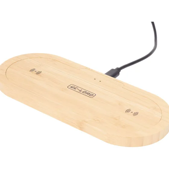 Powerbanks & Opladers>Re-load Dubbele Draadloze Oplader Beige,Zwart