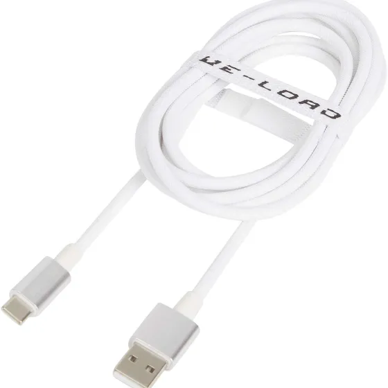 Multimedia Accessoires>Re-load Laad- En Datakabel Usb-C Zwart,Grijs,Wit