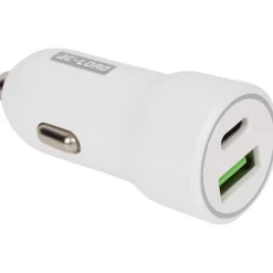 Powerbanks & Opladers>Re-load Usb Dual Auto-Snellader Zwart,Wit