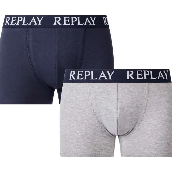 Ondergoed>Replay Boxershorts Meerkleurig,Zwart