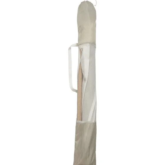 Zonwering>Merk Retro Strandparasol Met Franjes Meerkleurig,Wit