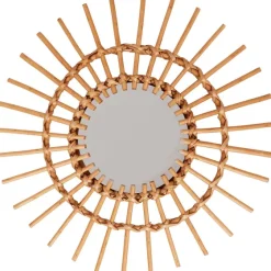 Wanddecoratie>Merk Ronde Spiegel Bruin