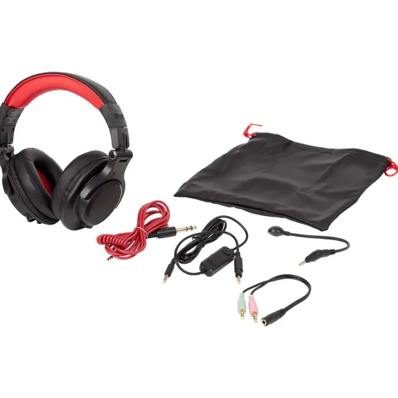 Koptelefoons>Roseland Studio-Koptelefoon Rood,Zwart
