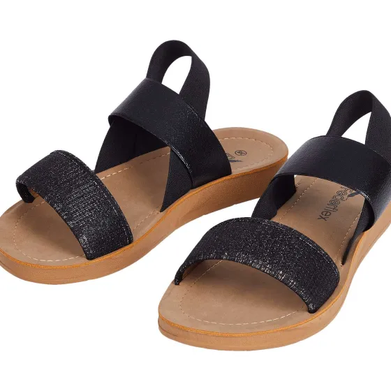Schoenen>Merk Sandalen Zwart,Goud,Zilver