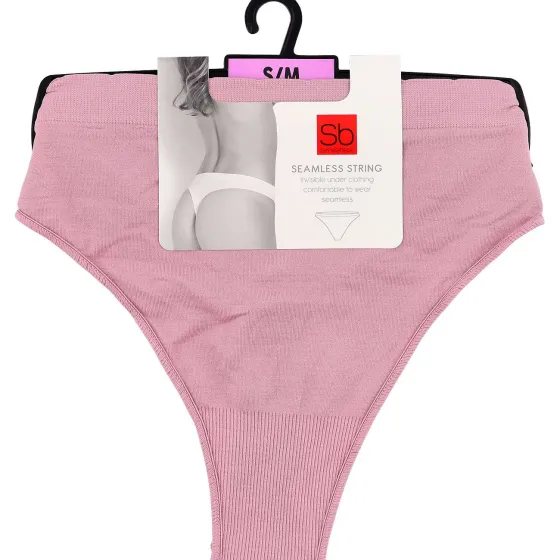 Ondergoed>Sensabelle String Zwart,Roze