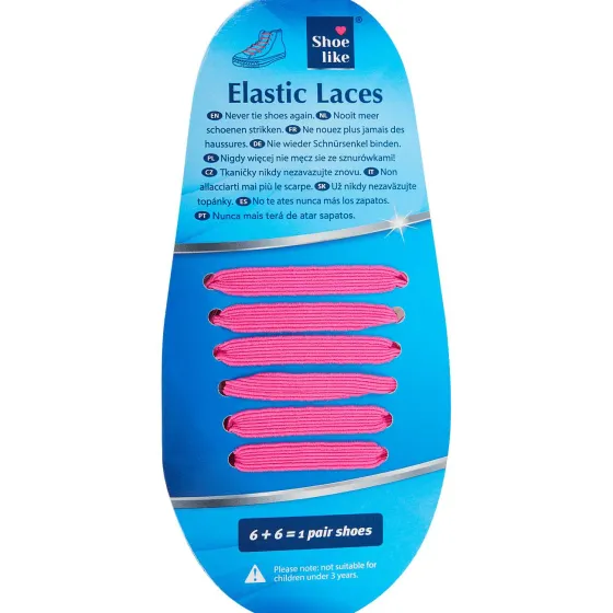 Schoenen>Merk Shoe Like Elastische Veters Blauw,Meerkleurig,Roze,Wit,Zwart