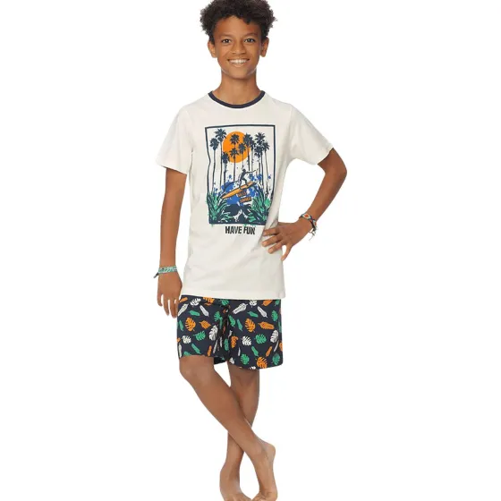 Kleding>SuperTrash Shortama Print