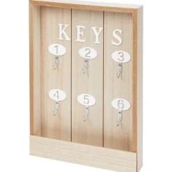 Woonaccessoires>Merk Sleutelkast Zwart,Bruin,Wit