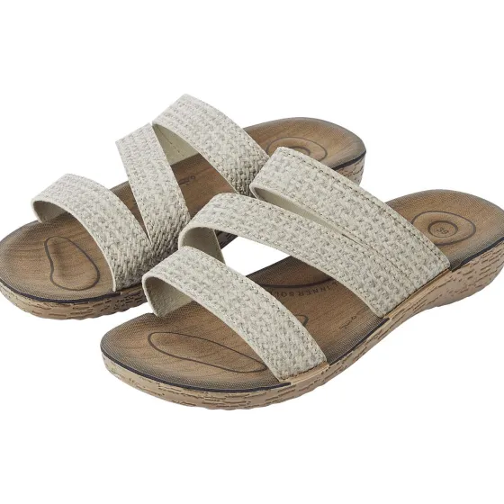 Schoenen>Merk Slippers Beige,Blauw,Grijs,Zwart