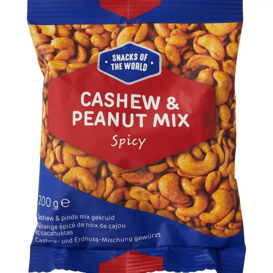 Chips>Bifi Snacks Of The World Cashew En Pinda Mix Spicy