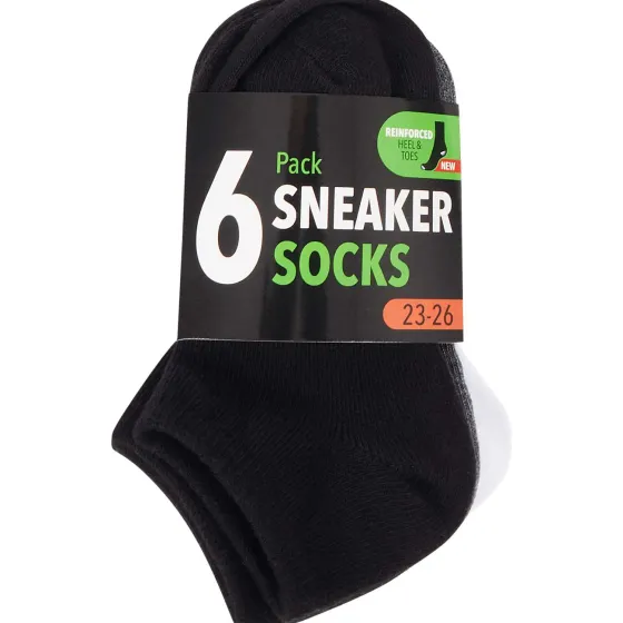 Beenmode>Lotto Sneakersokken Meerkleurig,Zwart