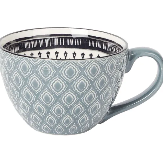 Servies>Merk Soepkom Inari Blauw,Bruin,Grijs,Groen,Wit