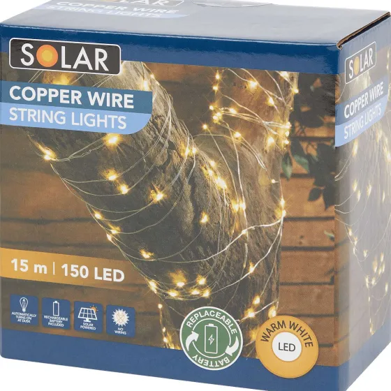 Buitenverlichting>Merk Solar Koperdraadverlichting