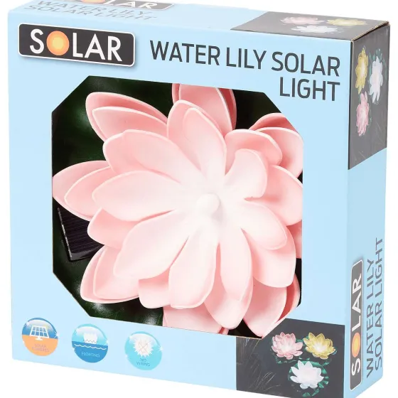 Buitenverlichting>Merk Solar Waterlelie Geel,Rood,Roze,Wit