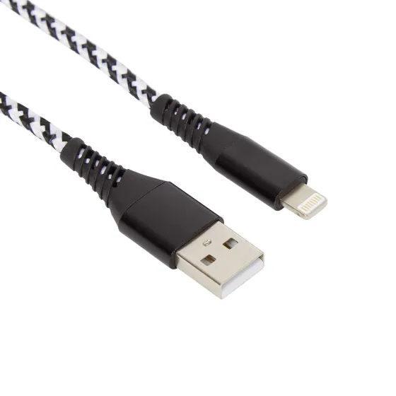 Kabels & Splitters>Sologic Laad- En Datakabel 8-Pins Grijs,Wit,Zwart