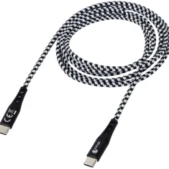 Kabels & Splitters>Sologic Laad- En Datakabel Usb-C Naar Usb-C Grijs,Wit,Zwart