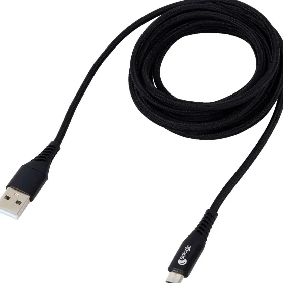 Kabels & Splitters>Sologic Laad- En Datakabel Micro-Usb Meerkleurig,Zwart