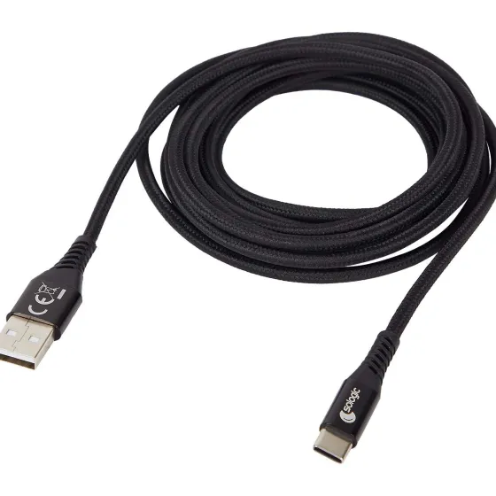 Kabels & Splitters>Sologic Laad- En Datakabel Usb-C Meerkleurig,Zwart