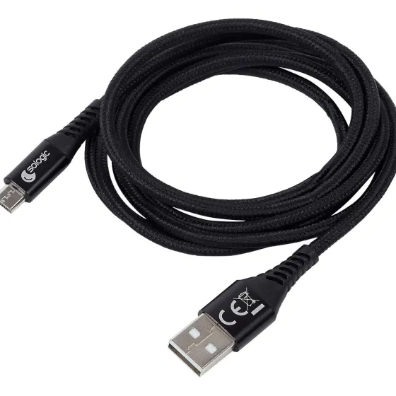 Kabels & Splitters>Sologic Laad- En Datakabel Micro-Usb Meerkleurig,Zwart