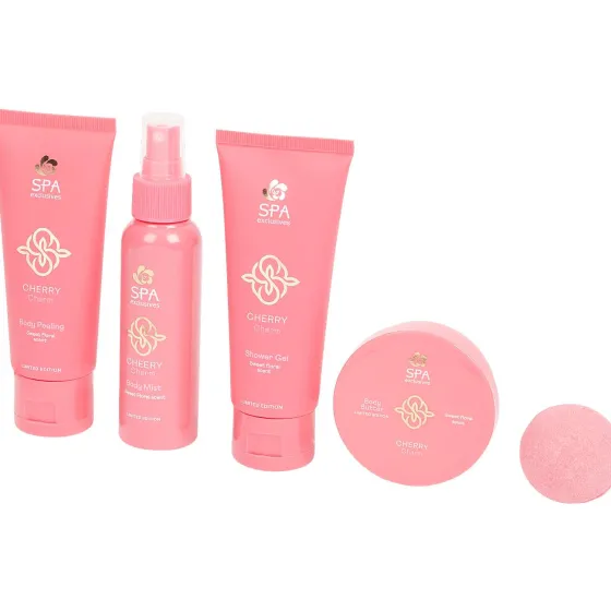 Lichaamsverzorging>Palmolive Spa Exclusives Giftset Cherry Charm Rood,Roze