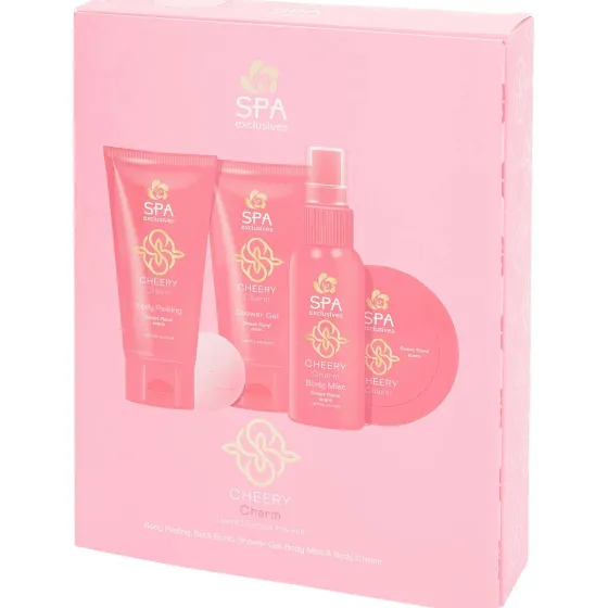 Lichaamsverzorging>Palmolive Spa Exclusives Giftset Cherry Charm Rood,Roze