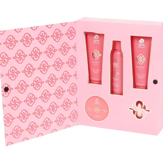 Lichaamsverzorging>Palmolive Spa Exclusives Giftset Cherry Charm Rood,Roze