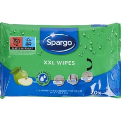 Schoonmaakartikelen>Spargo Vochtige Schoonmaakdoekjes Xxl