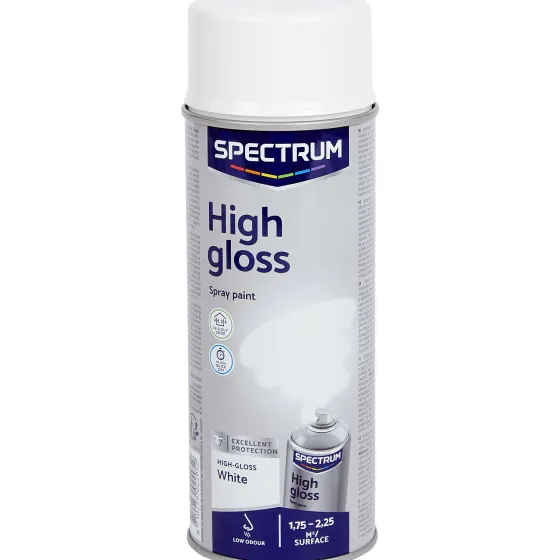 Verf>Spectrum Hoogglans Spuitverf Wit