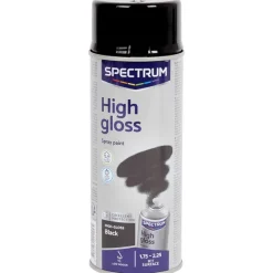 Verf>Spectrum Hoogglans Spuitverf Zwart