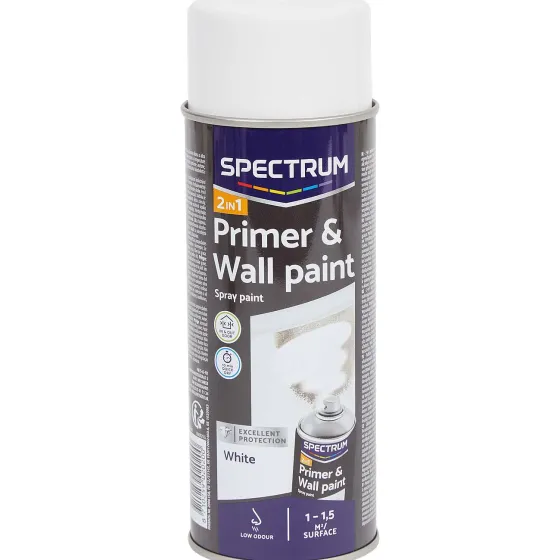 Verf>Spectrum 2-In-1 Spuitverf Wit