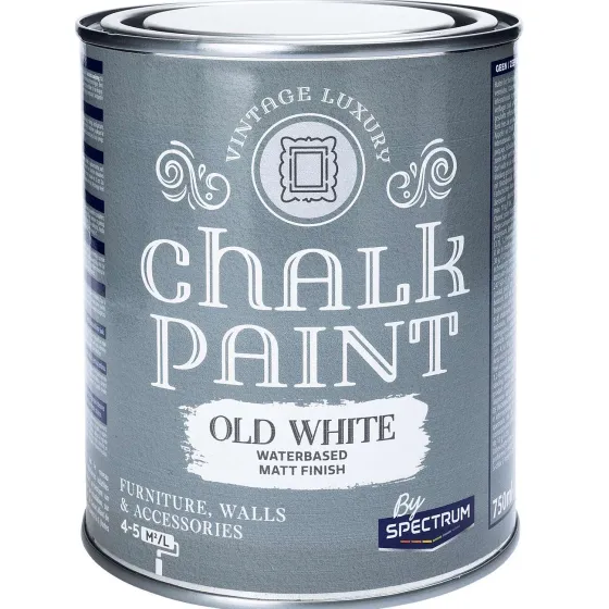 Verf>Spectrum Krijtverf Old White Wit