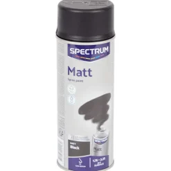 Verf>Spectrum Matte Spuitverf Zwart