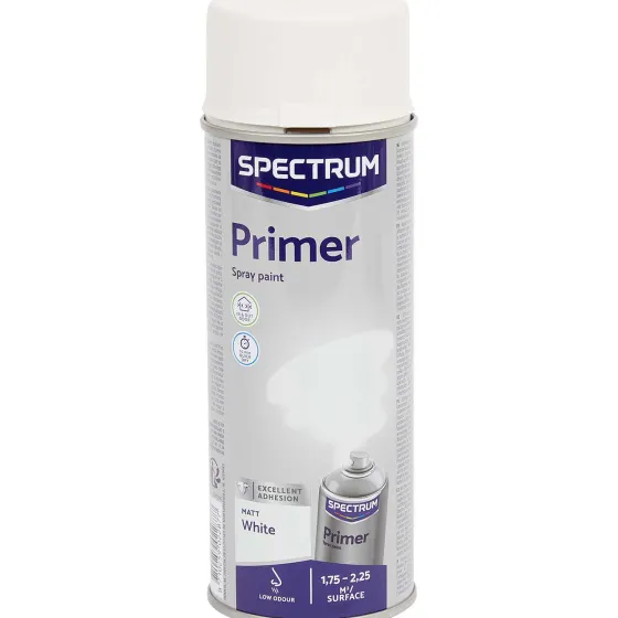 Verf>Spectrum Primer Spuitverf Mat Wit