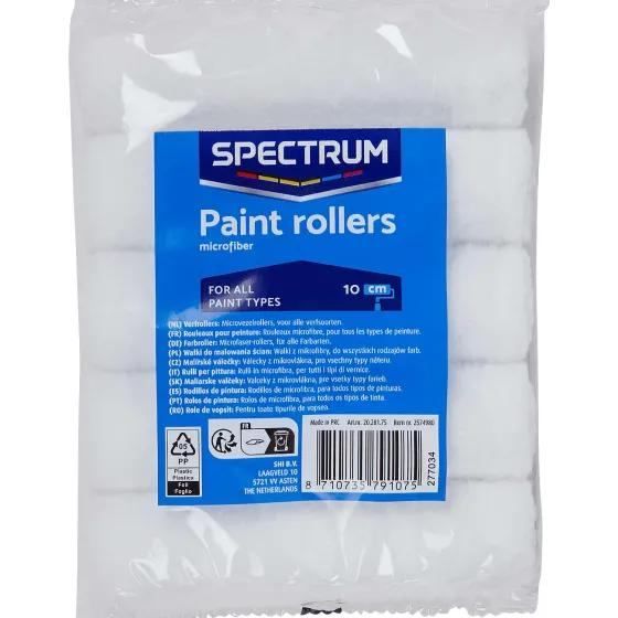 Verfbenodigdheden>Spectrum Verfrollers Wit