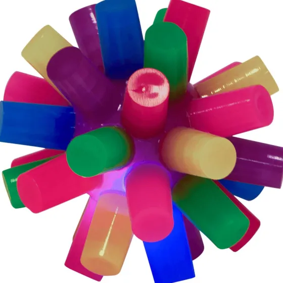 Spellen>Mini Matters Spike-Bal Met Licht Meerkleurig