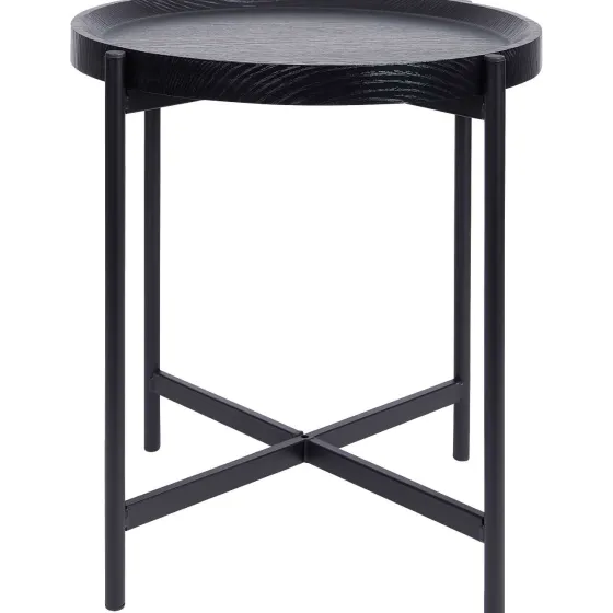 Woonaccessoires>Merk Studio Home Ronde Bijzettafel Zwart,Bruin