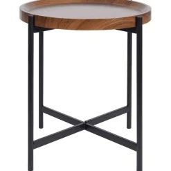 Woonaccessoires>Merk Studio Home Ronde Bijzettafel Zwart,Bruin