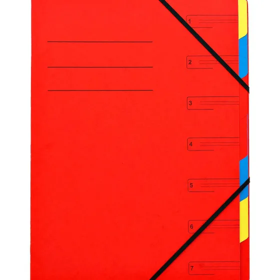 Mappen>Office Essentials Subjectmap A4 Blauw,Groen,Rood