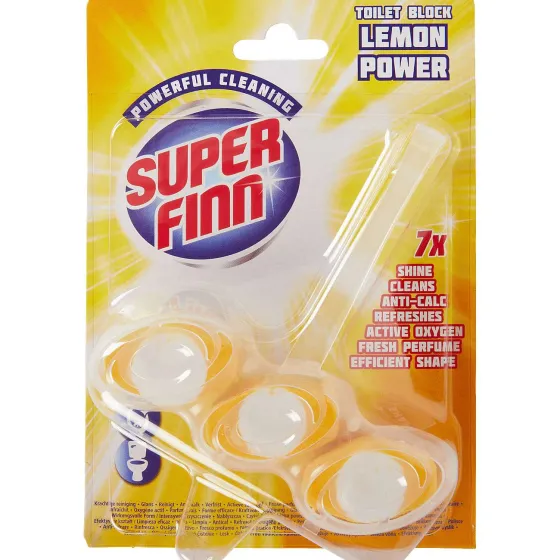 Schoonmaakmiddelen>Superfinn Toiletblok Blauw,Paars,Geel
