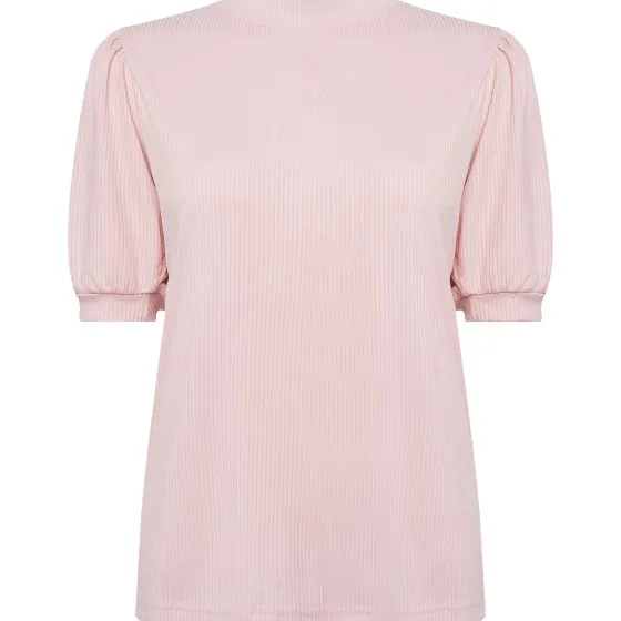 Kleding>SuperTrash T-Shirt Print,Roze,Wit
